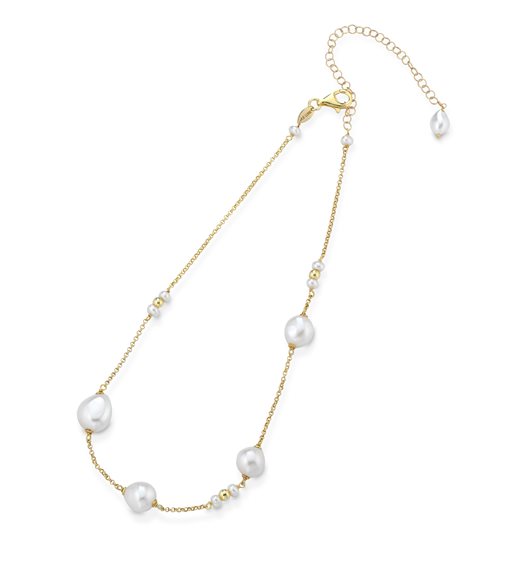 Collier Lelune Femme LELUNE GLAMOUR in Argent Perla LGNK390.2 - LGNK390.2